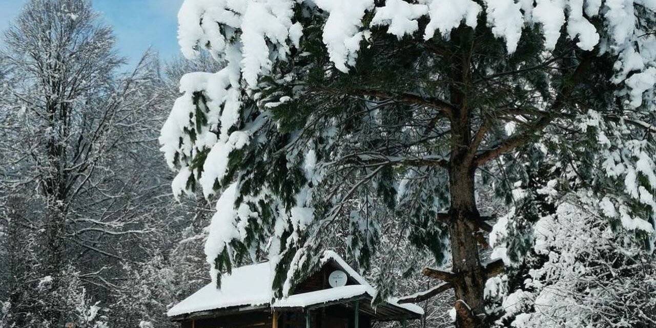 Sakarya’da kartpostallık kar manzaraları