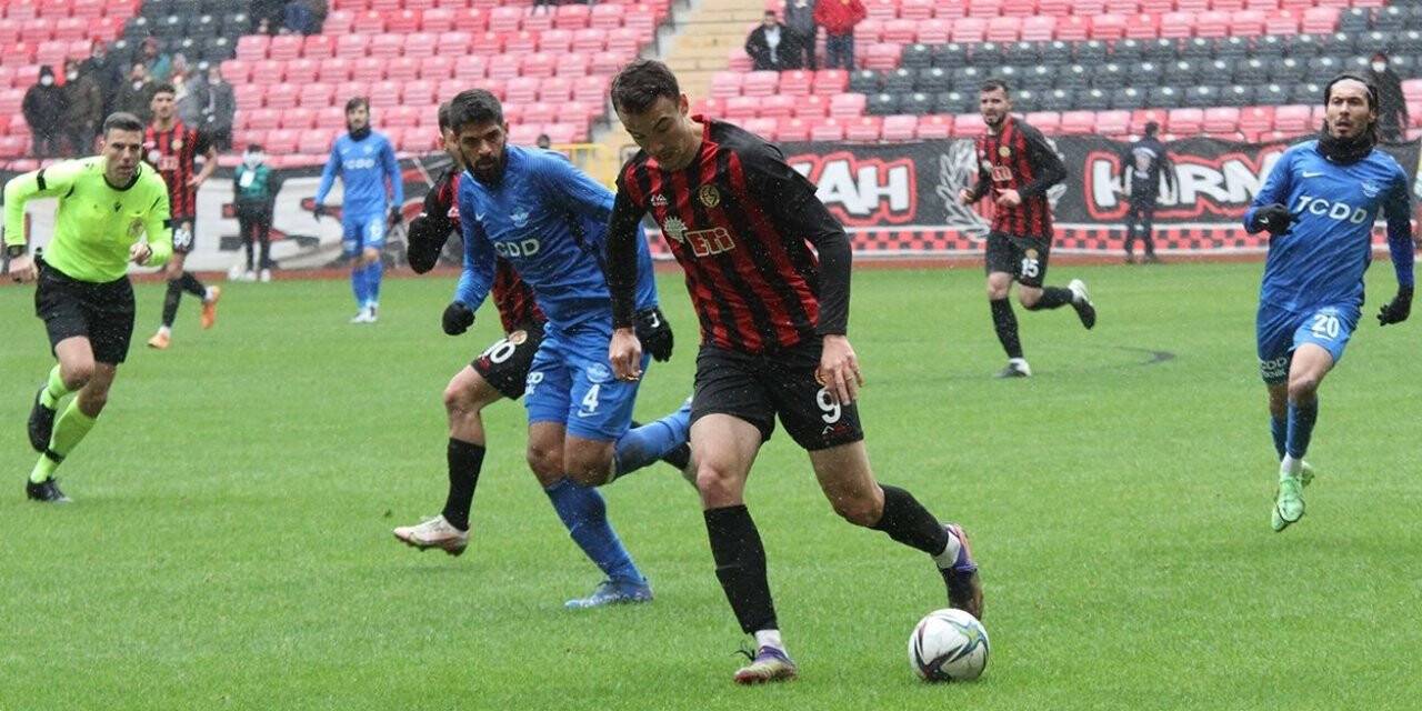 TFF 2. Lig: Eskişehirspor: 2 - Ankara Demirspor: 2