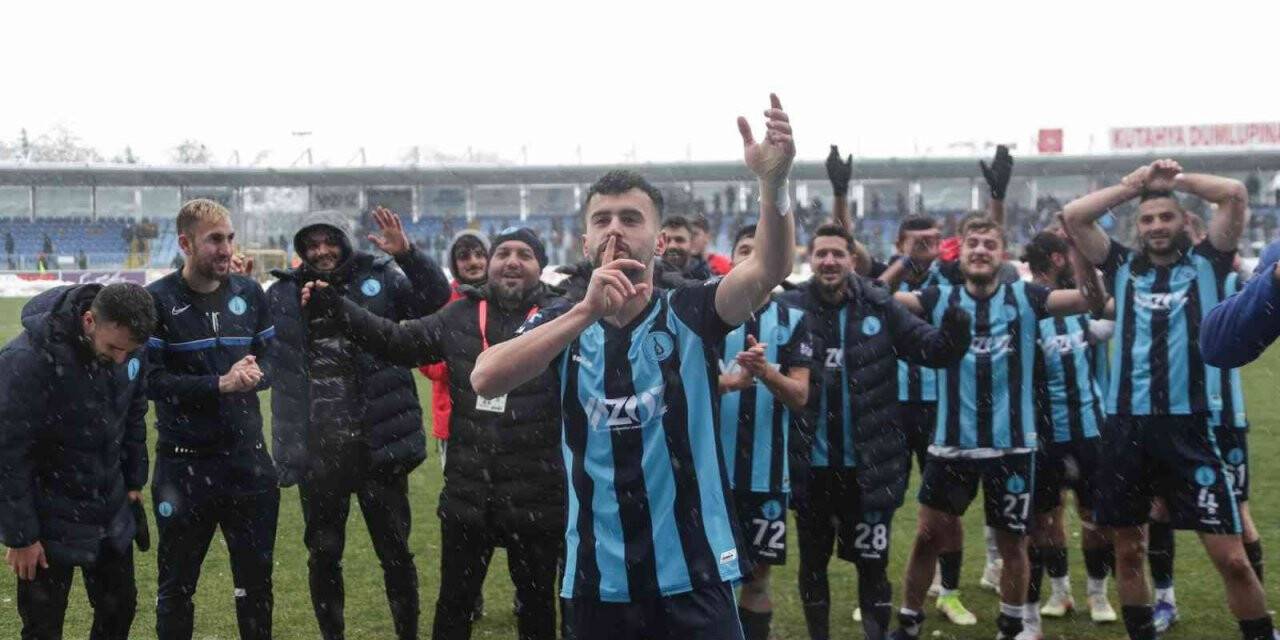 Belediye Kütahyaspor, ligin ilk yarısını ikinci olarak tamamladı