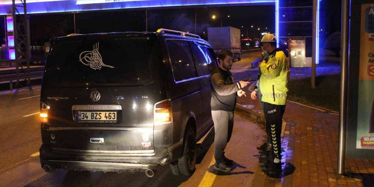 Dur ihtarına uymayan sürücü alkollü çıktı