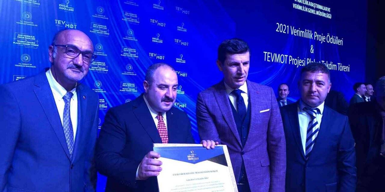 Burhaniye Mesleki Eğitim Merkezine teşekkür belgesi