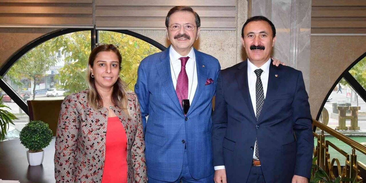 Başkan Süer, Hisarcıklıoğlu’na projelerini anlattı