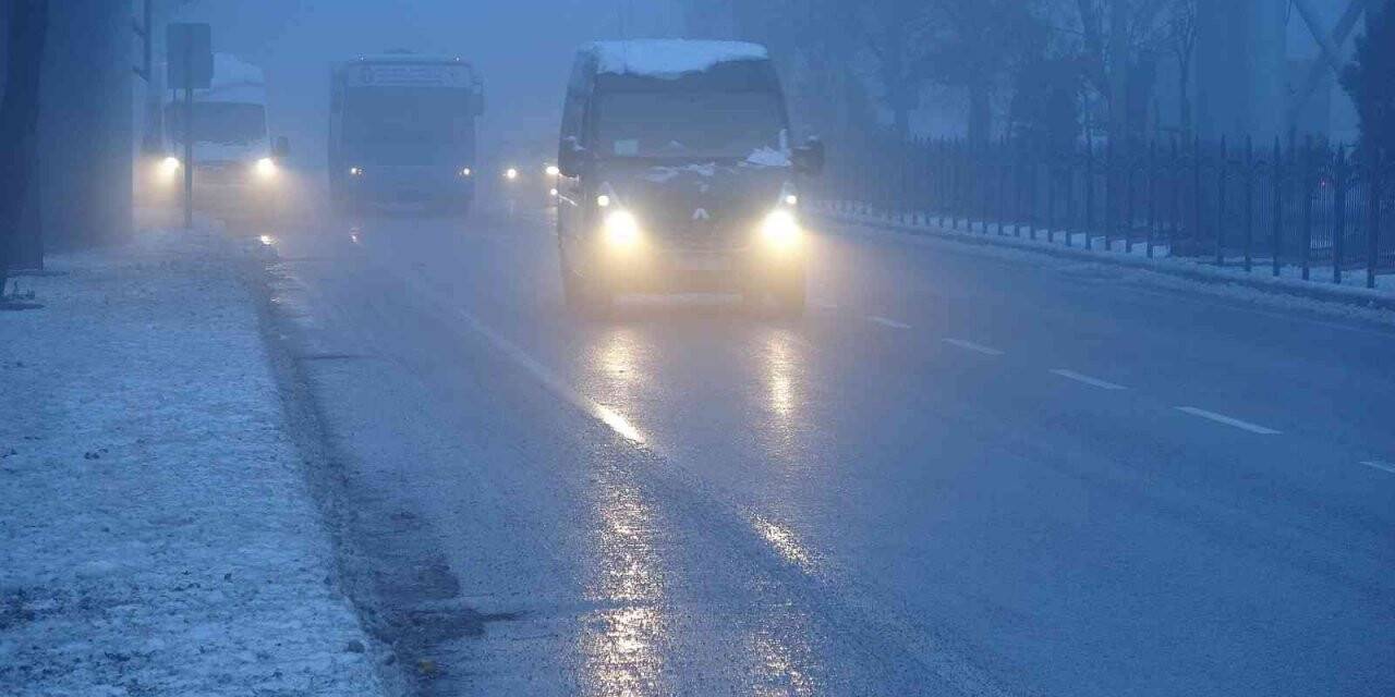 Yozgat’ta yoğun sis etkili oldu
