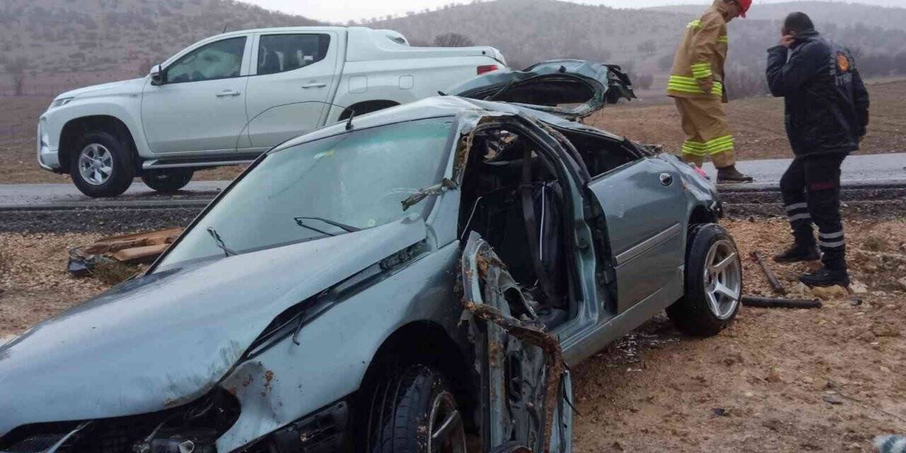 Mardin’de trafik kazası: 1 yaralı