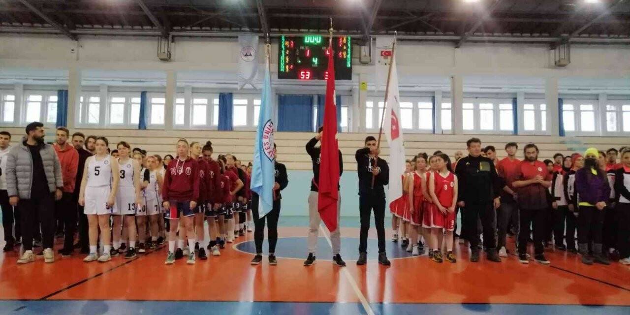Türkiye Üniversiteler Basketbol 2. Lig maçları Erciyes Üniversitesi’nde başladı