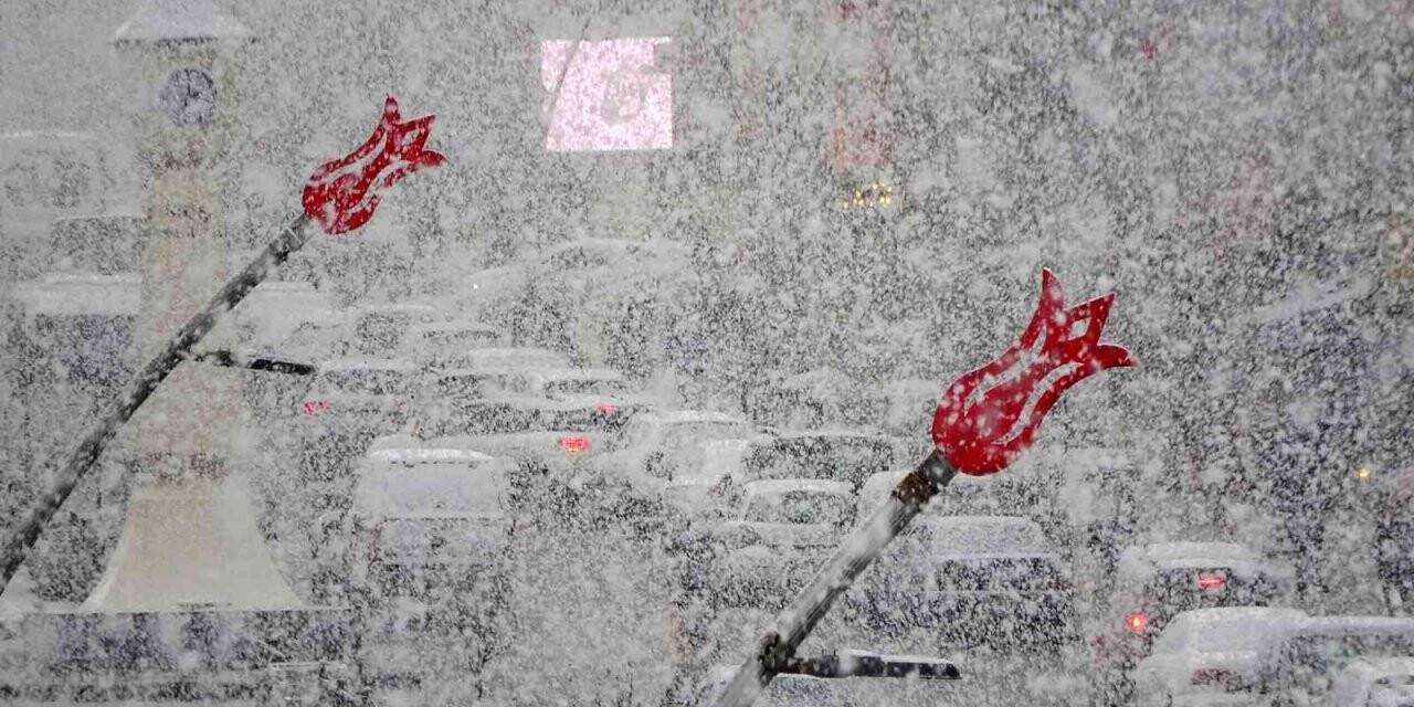 Muş’ta lapa lapa kar yağışı renkli görüntüler oluşturdu