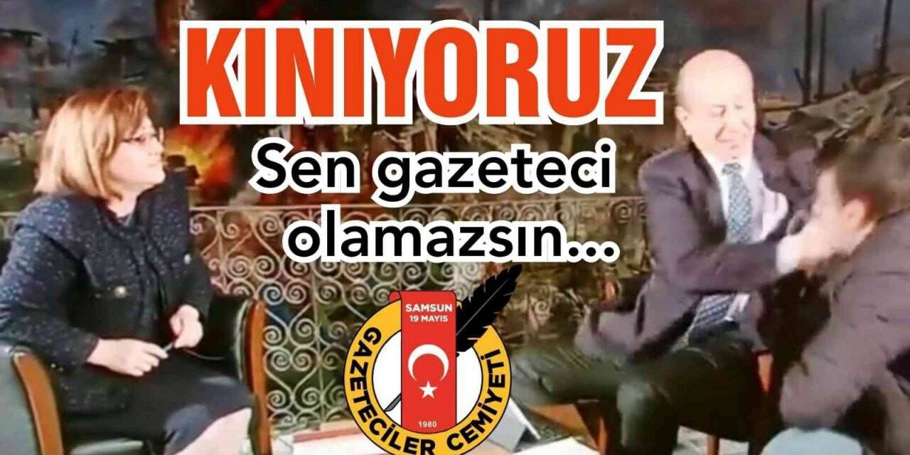 Cemiyetten ‘tokat’ tepkisi: “Sarıkaya’yı ’gazeteci’ olarak tanımıyoruz”