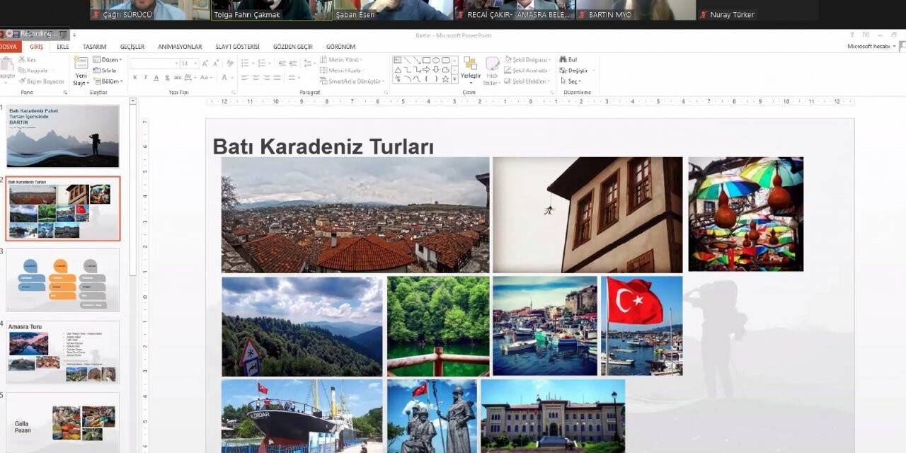 Batı Karadeniz Bölgesi’ndeki turizm olanakları değerlendirildi