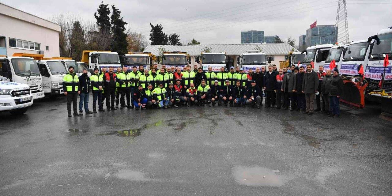 Bahçelievler’de kış koşullarına karşı tüm ekipler hazır