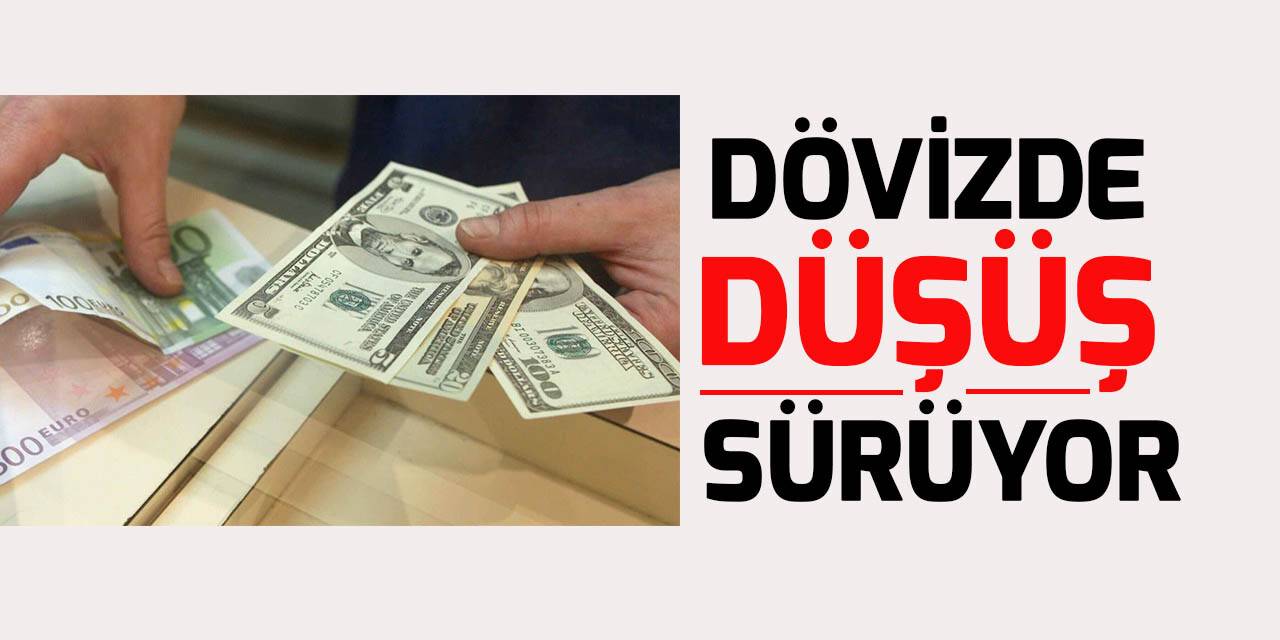 Döviz kurlarındaki düşüş sürüyor