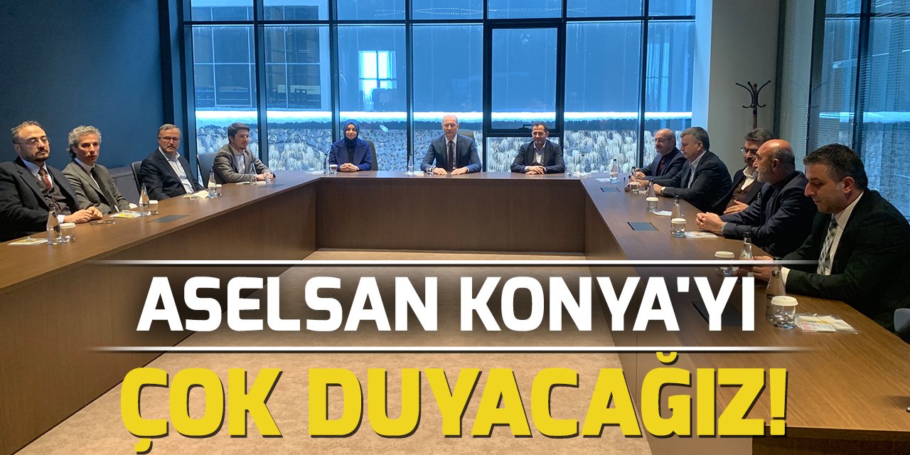 AK Parti'li Altunyaldız ile Usta, ASELSAN Konya'da incelemelerde bulundu