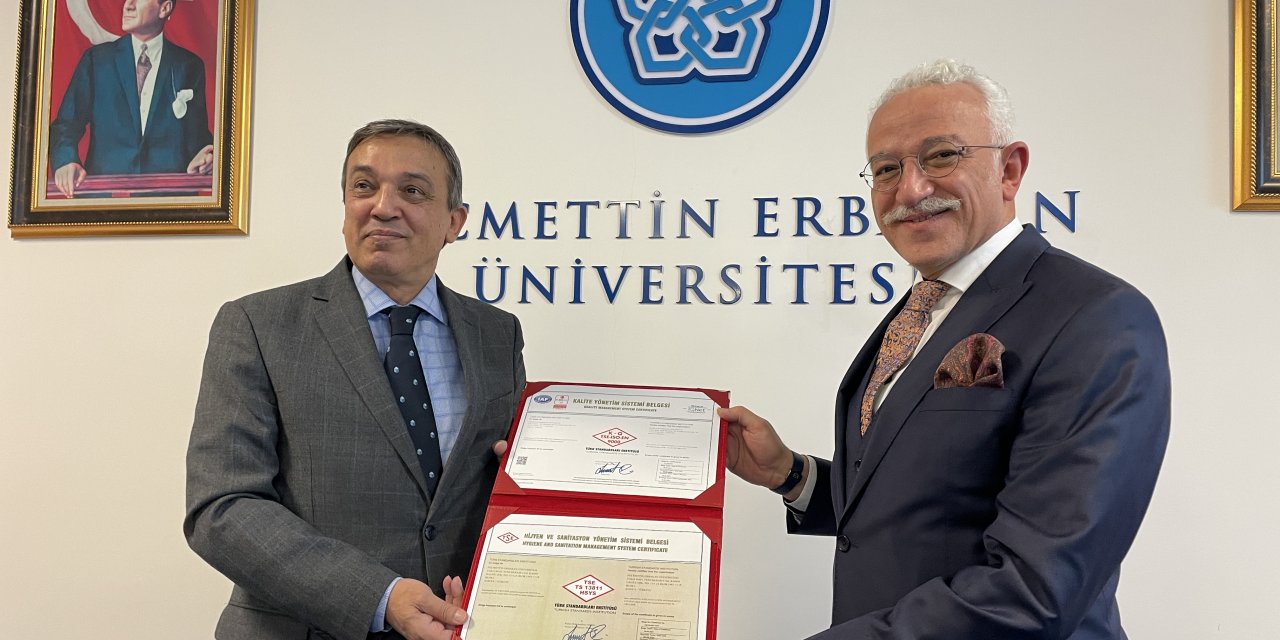 TSE'den Necmettin Erbakan Üniversitesi'ne 8 belge verildi