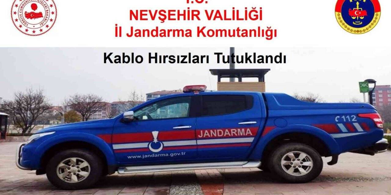 Kablo hırsızları tutuklandı