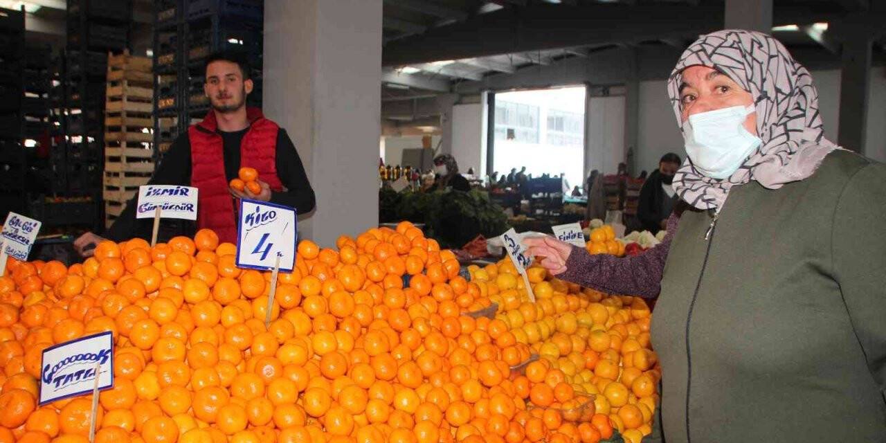 Bağışıklık sistemine güçlendiren mandalinaya talep yüksek