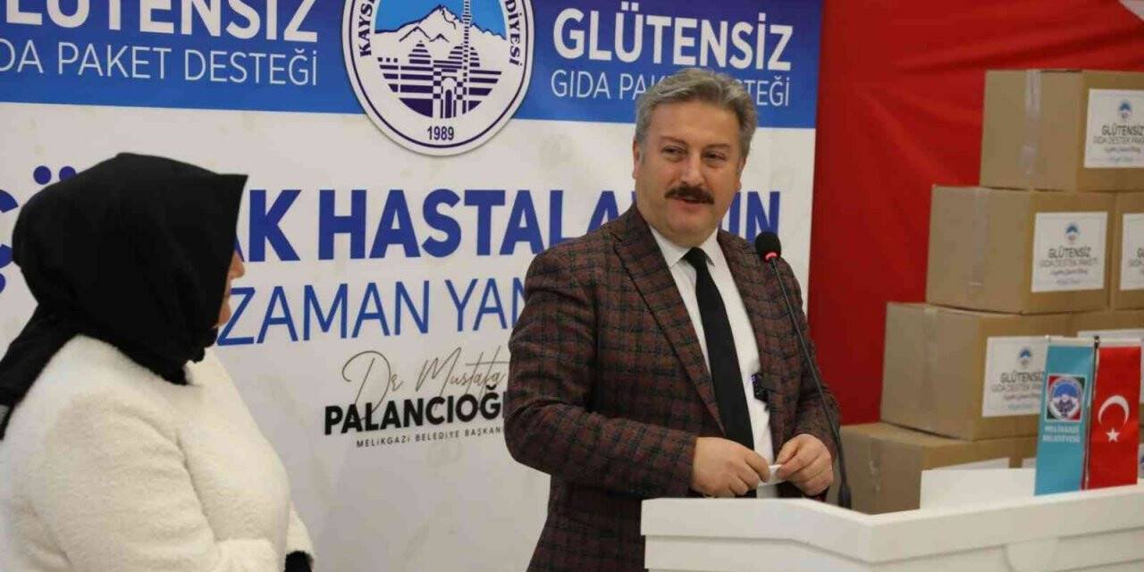 Melikgazi Belediyesi’nin Çölyak hastalarına desteği dürüyor