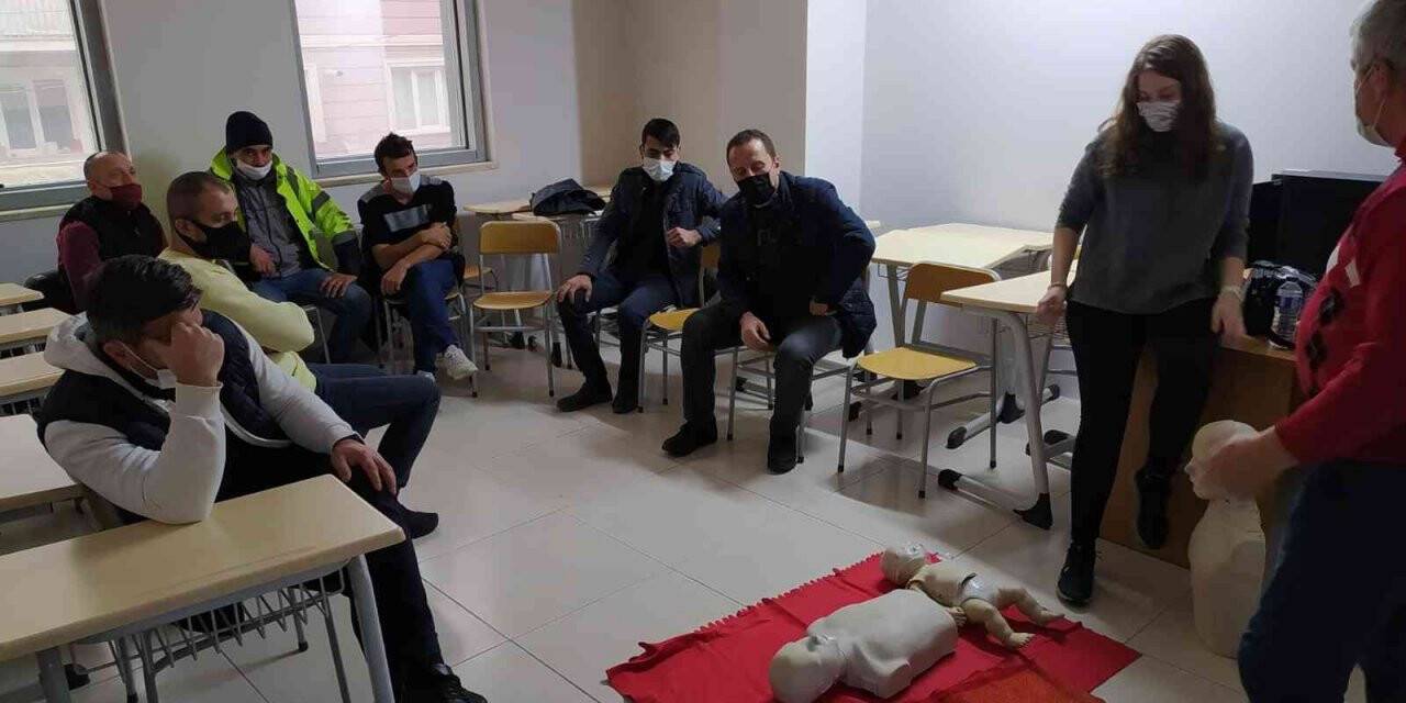 Belediye personeli ilkyardımda sınıfı geçti