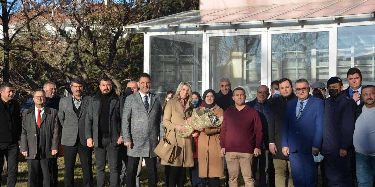 Kaymakam Çimşit, Korkuteli’ne veda etti