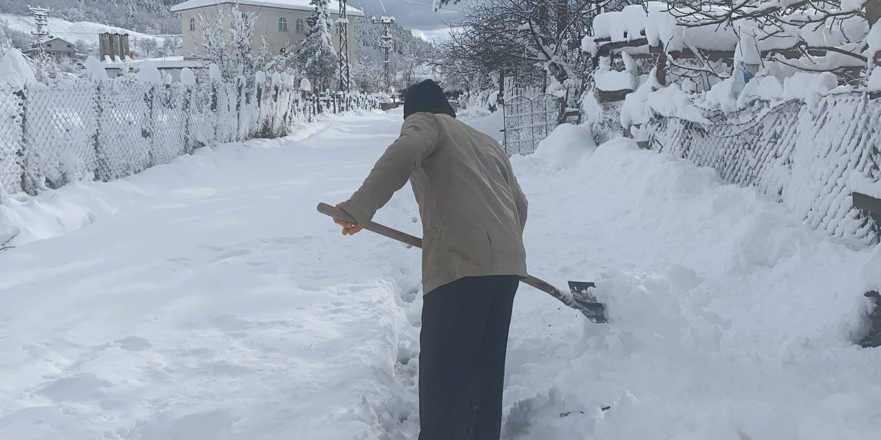 Kar kalınlığı 50 santime ulaştı