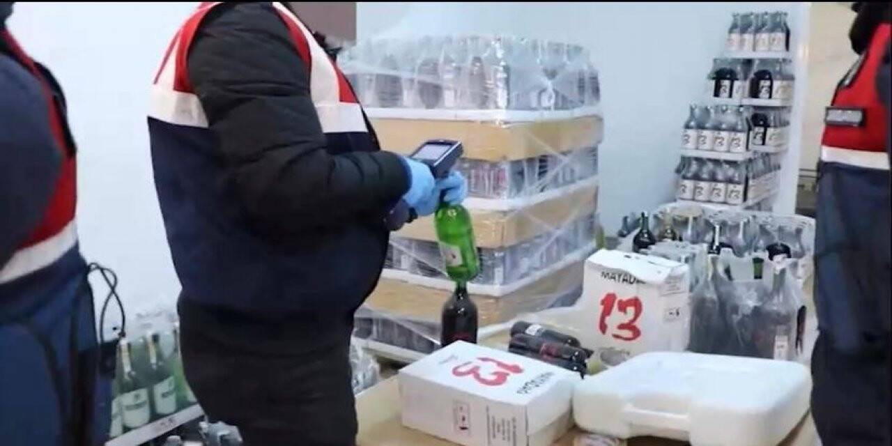 Denizli ve 10 ilde sahte içki operasyonu: 24 gözaltı