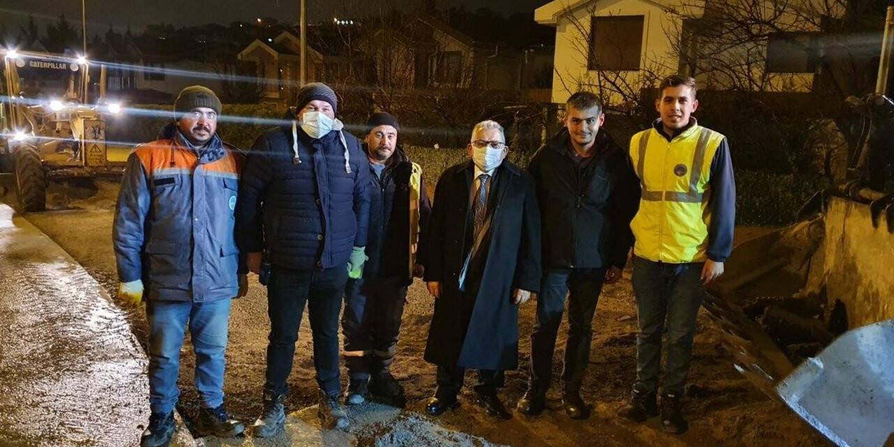 Başkan Büyükkılıç yatırımları yerinde denetliyor