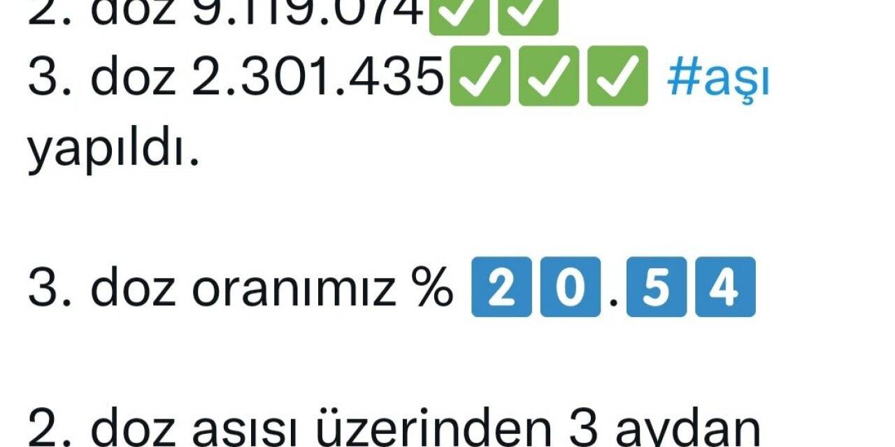 İstanbul Valisi Yerlikaya’dan 3’üncü doz aşı için çağrı