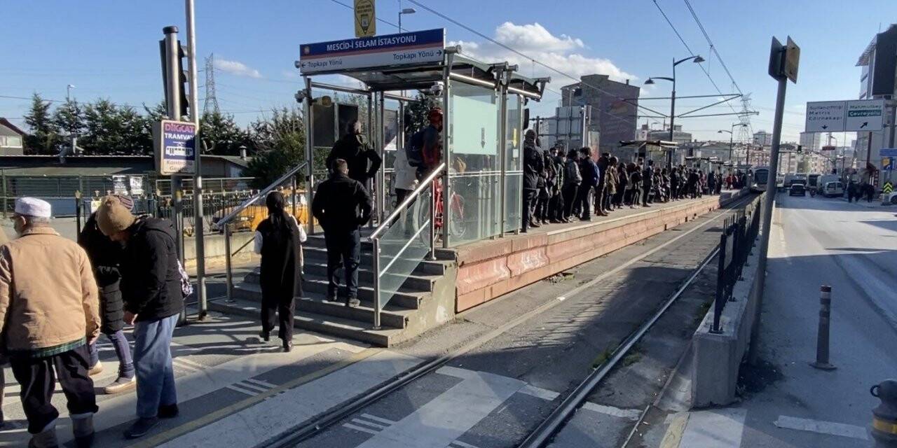 İstanbul’da tramvay arızası