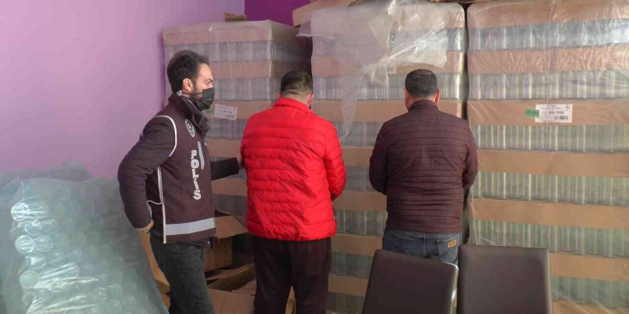 Kartal’da yılbaşı öncesi sahte alkol operasyonu