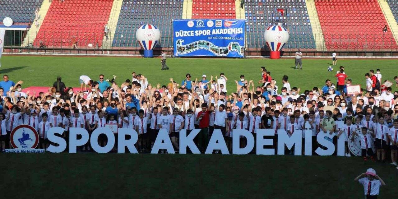 Geleceğin sporcuları Düzce’den çıkacak