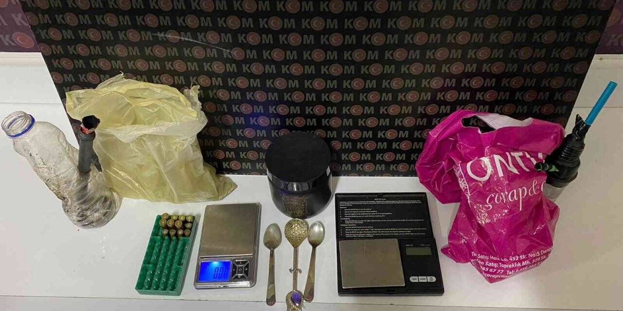 Uyuşturucuları yok etmek istedi, Didim polisinden kaçamadı