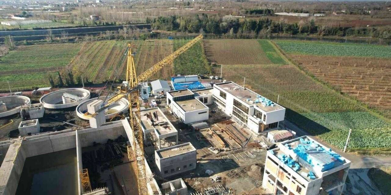 Çarşamba arıtma tesisinin yüzde 50’si tamamlandı