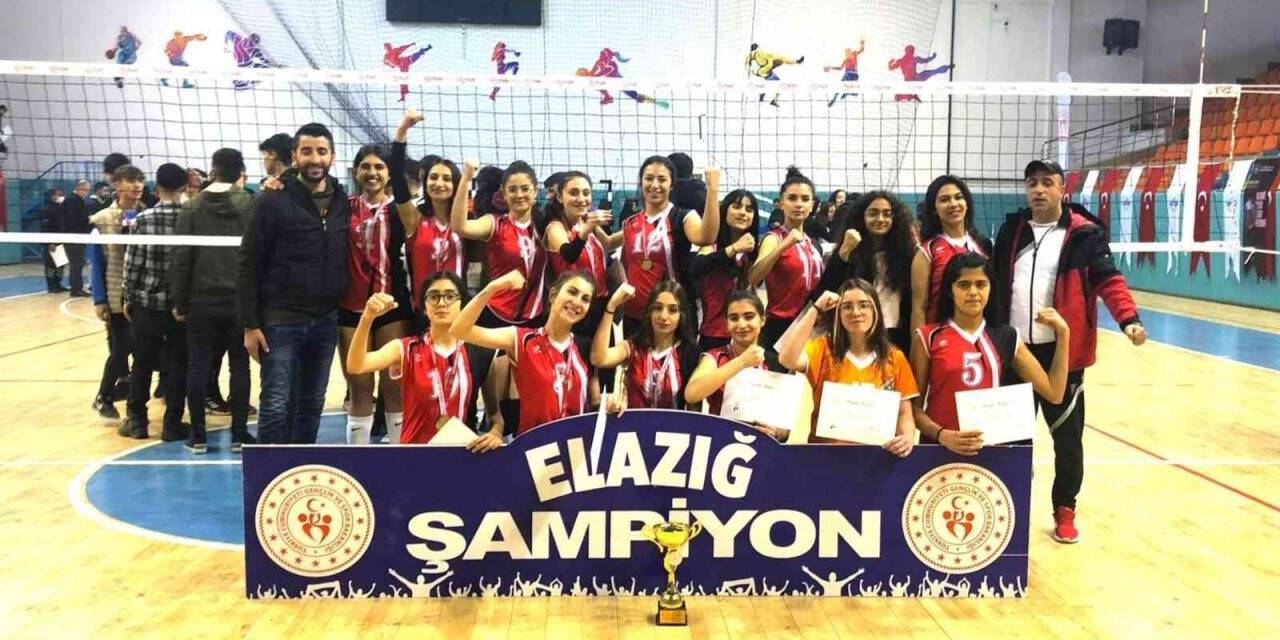 Elazığ’da voleybol müsabakaları sona erdi