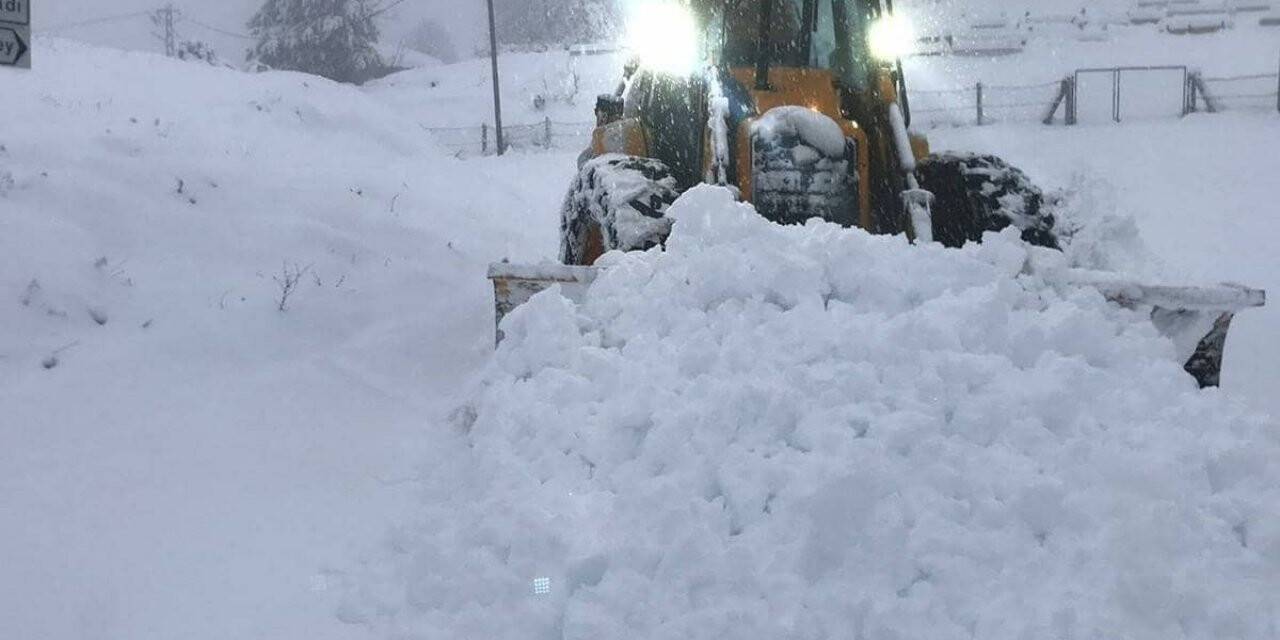 Zonguldak’ta 168 köy yolu ulaşıma kapalı