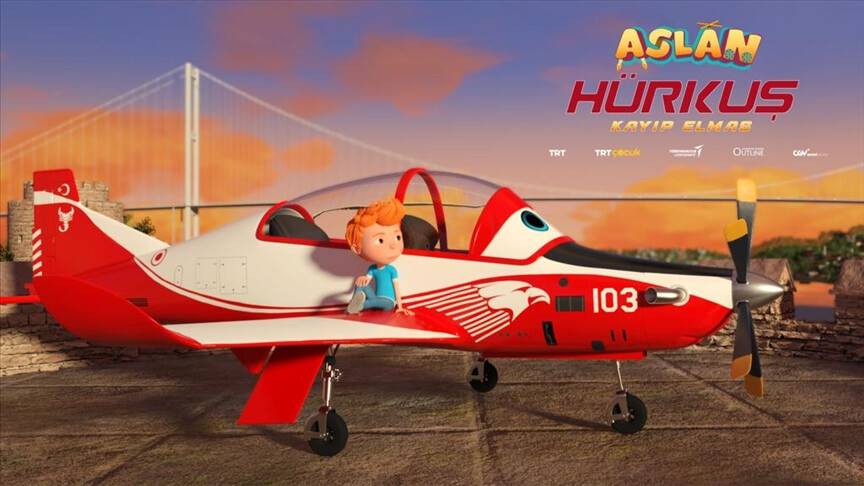 TRT Çocuk'un sinema filmi 'Aslan Hürkuş Kayıp Elmas' 7 Ocak'ta vizyona girecek