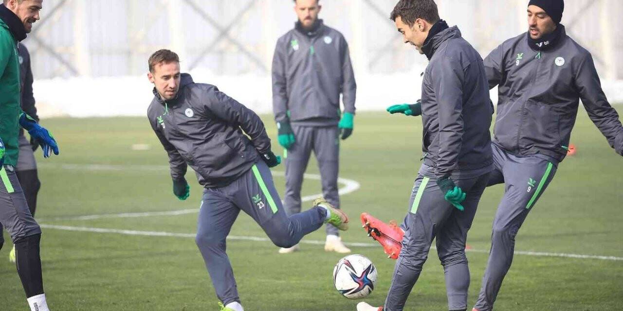 Konyaspor’da, Hatayspor maçı hazırlıkları tamamlandı