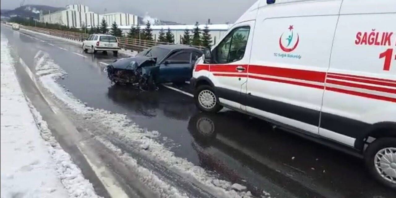 Kar yağışı kazaları peş peşe getirdi