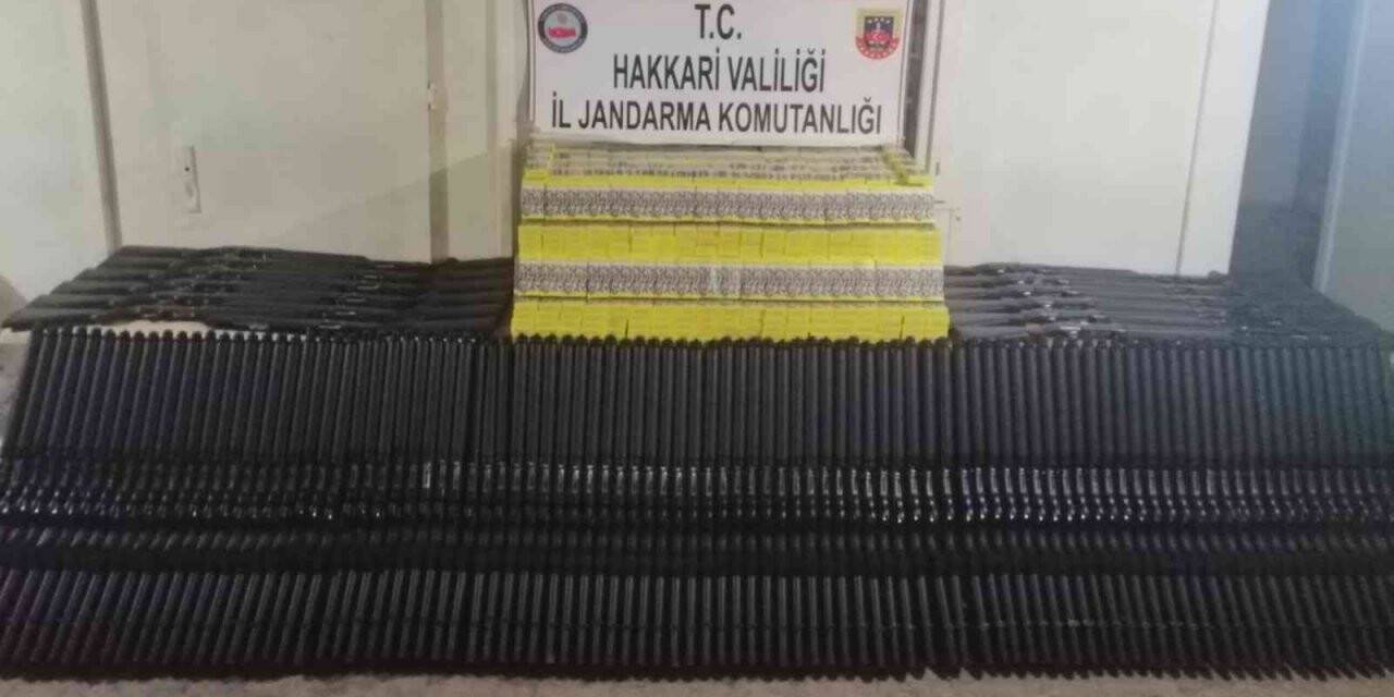 Derecik’te 119 adet ruhsatsız av tüfeği ele geçirildi