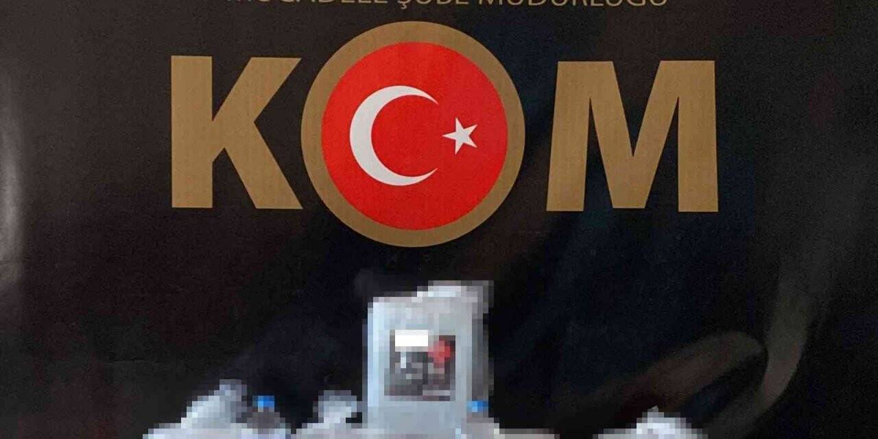 Gaziantep’te sahte alkol operasyonu: 2 gözaltı