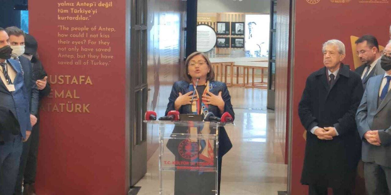 “Milli Mücadele’de Gaziantep 100. Yıl Ulusal Sergisi” Beyoğlu’nda açıldı