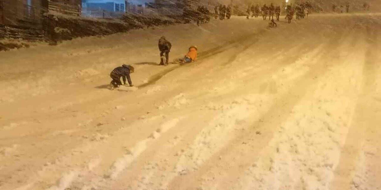 Karabük ve ilçelerinde eğitime kar engeli