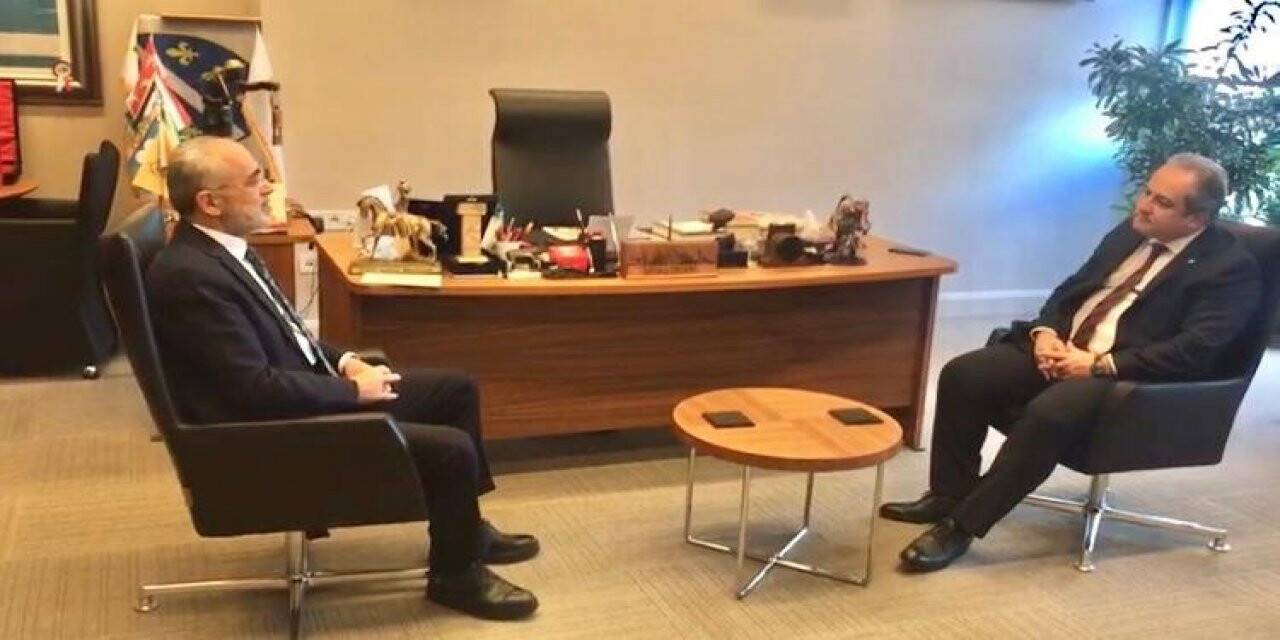 Gazi Üniversitesi Tıp Fakültesi Dekanı İlhan’dan, Cumhurbaşkanı Başdanışmanı Topçu’ya ziyaret
