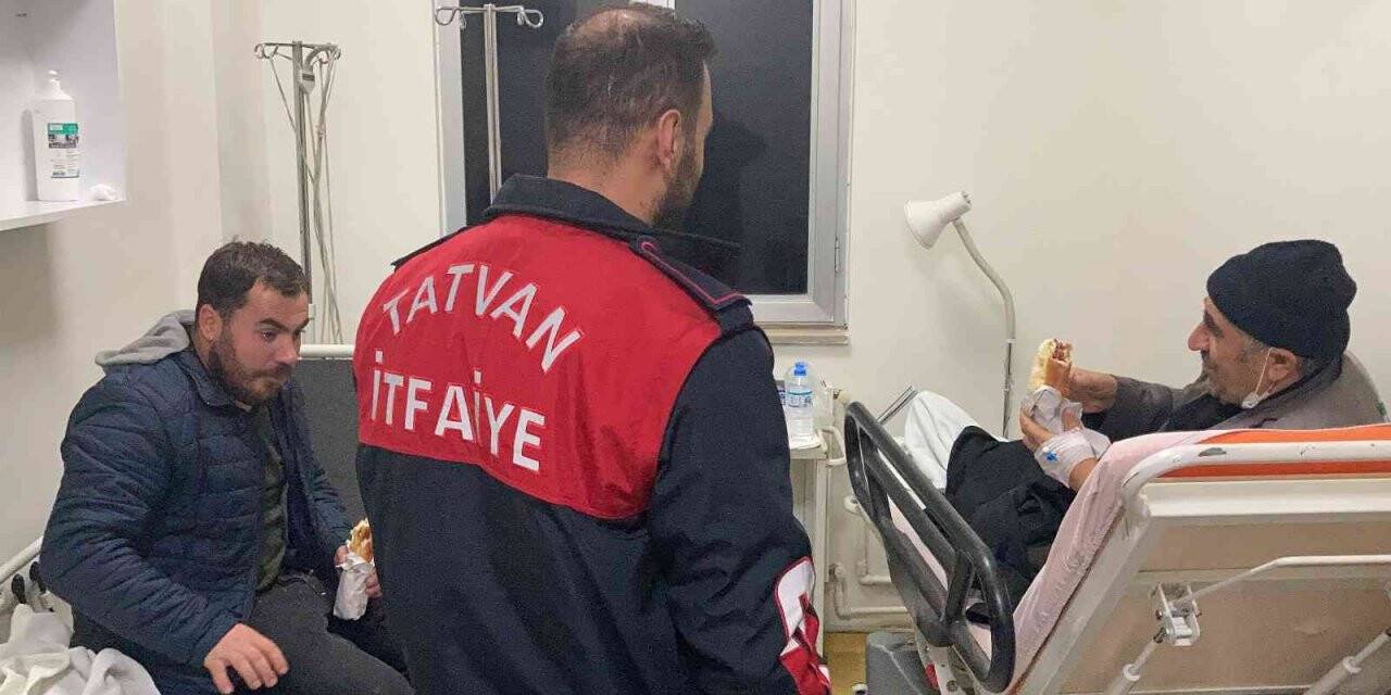 Yaralılara Tatvan Belediyesinden yemek ikramı