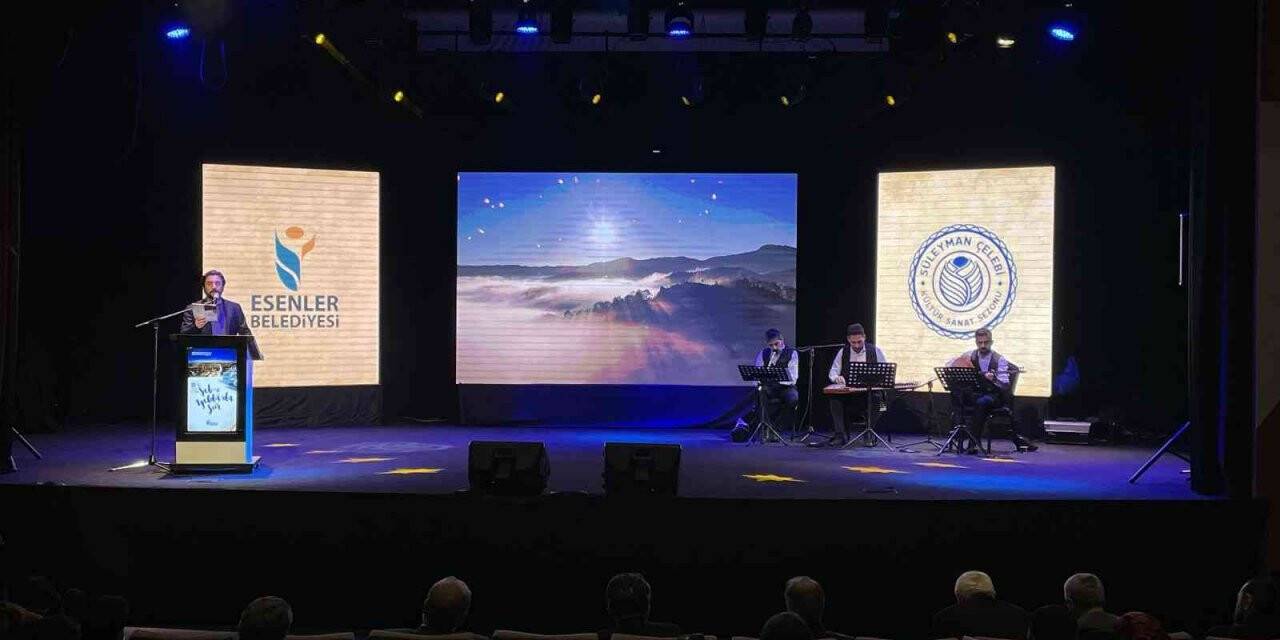 Esenler’de Şeb-i Yelda’da şiirler Sezai Karakoç için okundu