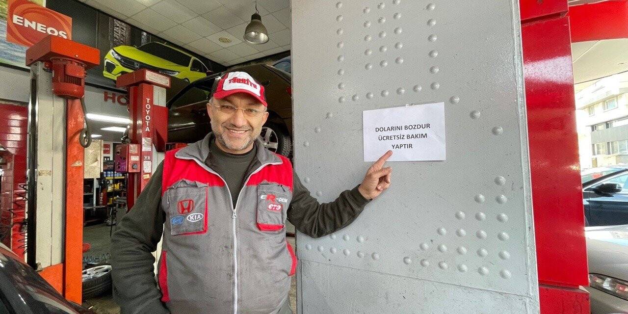 Oto Sanayi Usta’sından dolara tepki kampanyası