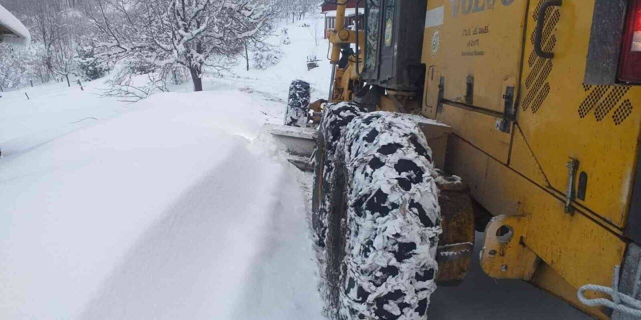 Kar yağışı ulaşımı etkiledi