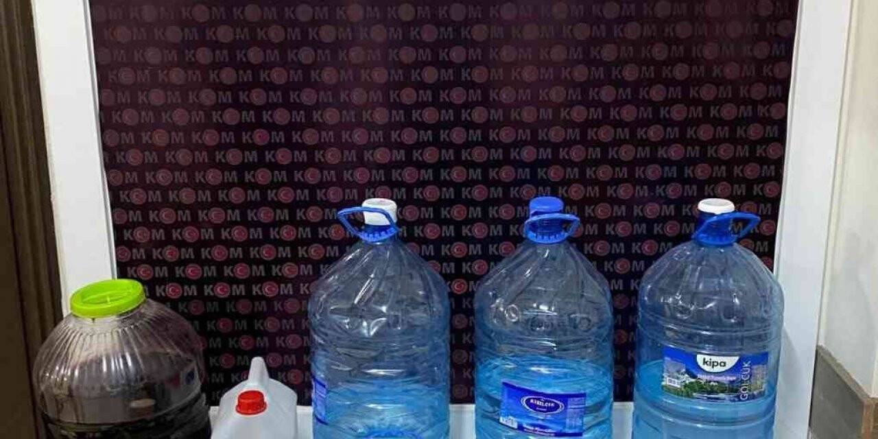 Didim’de 102 litre kaçak alkol ele geçirildi