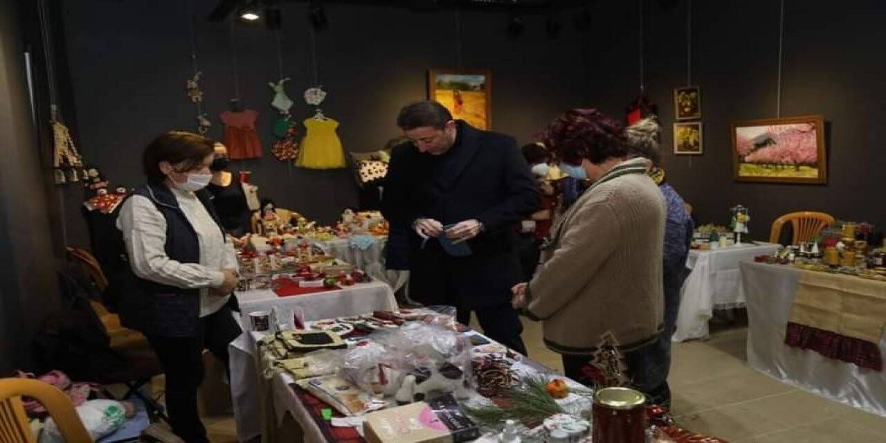 Üreten kadınlara  Belediye Başkanı Tosun’ dan ziyaret