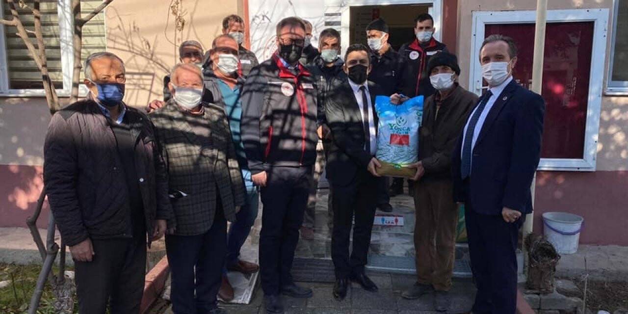 Selden etkilen çiftçilere tohum desteği