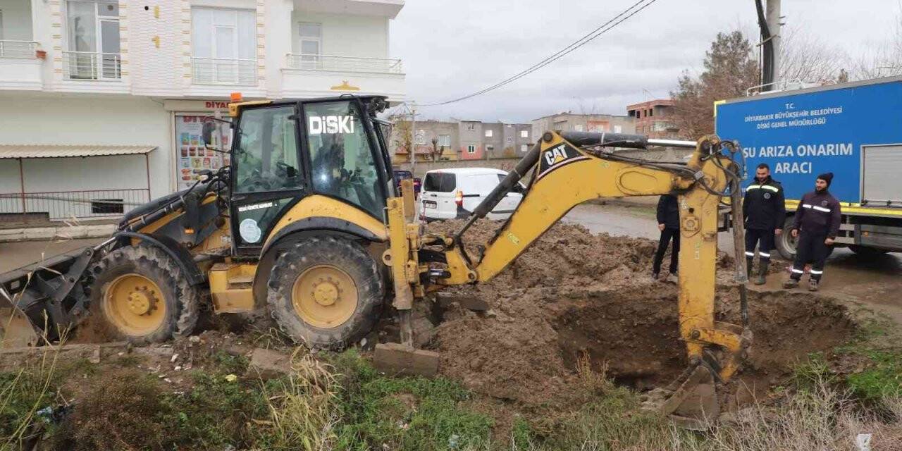 DİSKİ’den su arızasına zamanında müdahale