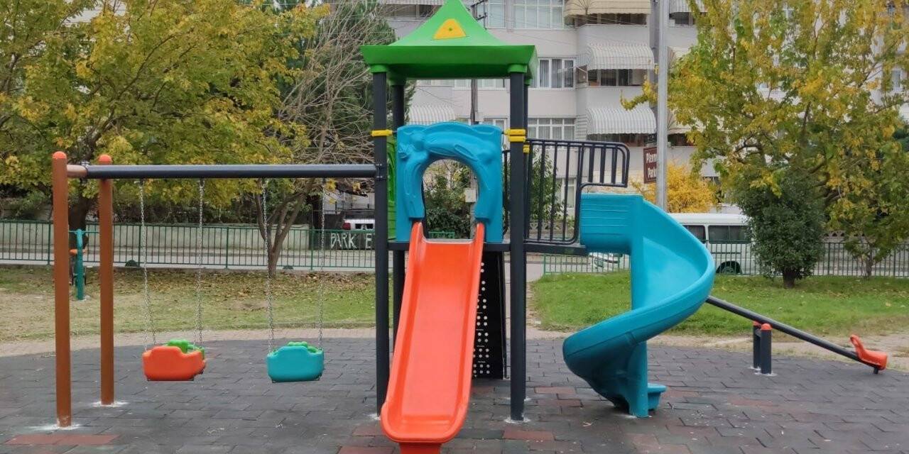Plevne Parkı’nda yenileme çalışması yapıldı