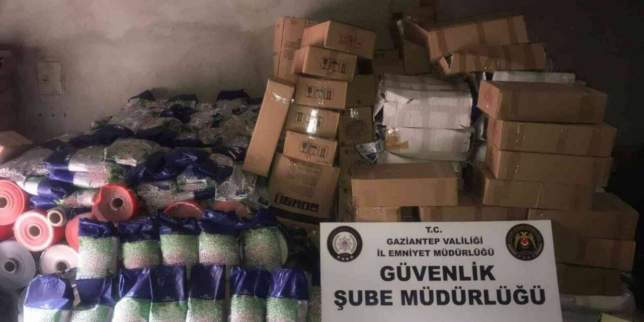 Gaziantep’te 3 milyon lira değerinde sahte deterjan ele geçirildi